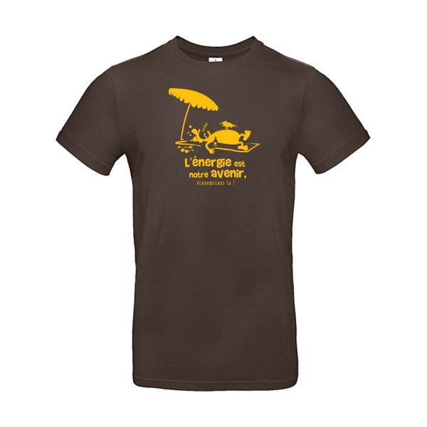 l'énergie est notre avenirFlex jaune or- T-shirt E190|Brown||2XL