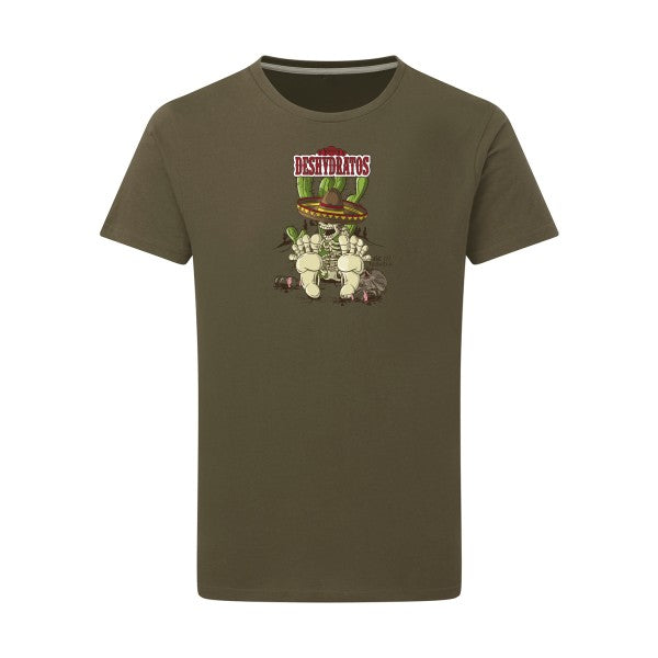 T-shirt homme deshydratos - T-shirt rigolo pour les amateurs d’humour décalé Military Green 2XL