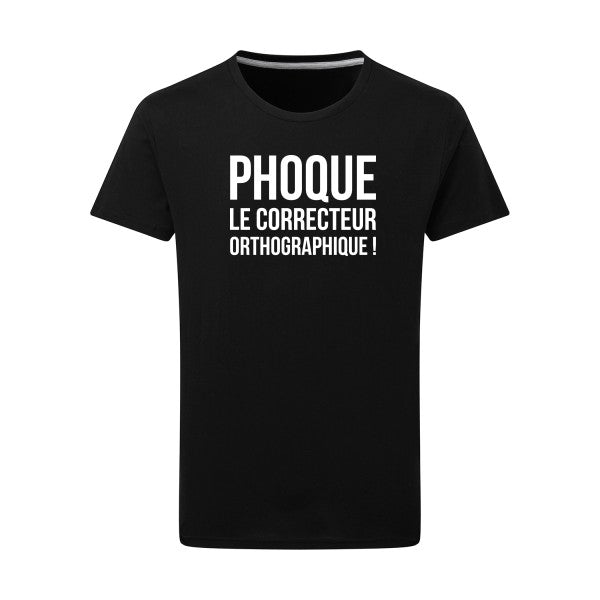 Phoque - Flex Blanc Tshirt original Dark Black  4XL