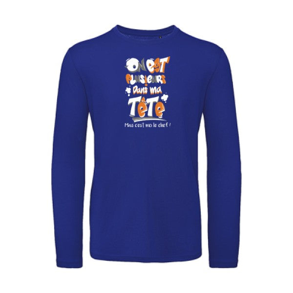 C'est moi le chef ! | T-shirt original LSL Cobalt Blue 2XL