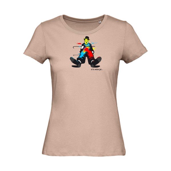 et-la-couleur-fut- - t-shirt original femme Millennial Pink
