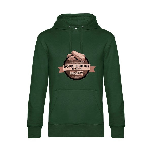Doubitchous- Sweat à capuche original Bottle Green - RueDuTeeshirt