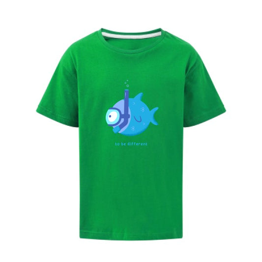 To be different SG - Kids T-shirt enfant Kelly Green Taille 140 (9-10/XL)