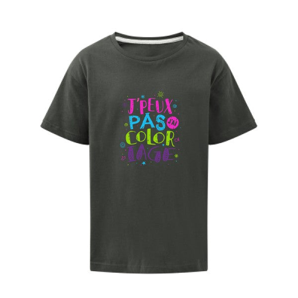 J'peux pas j'ai coloriage SG - Kids T-shirt enfant Charcoal Taille 152 (11-12/2XL)