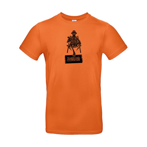 Y a-t-il une vie avant la mort ? flex noir B&C - E190 T-shirt|Urban Orange||2XL