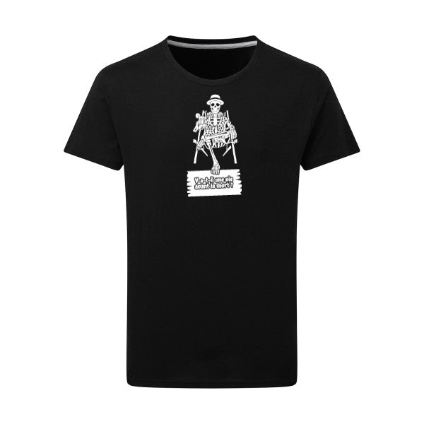 Y a-t-il une vie avant la mort ? - Flex Blanc Tshirt original Dark Black  4XL