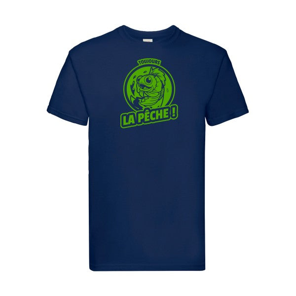 T-shirt|Toujours la pêche ! |Vert pomme|Fruit of the loom 205  G