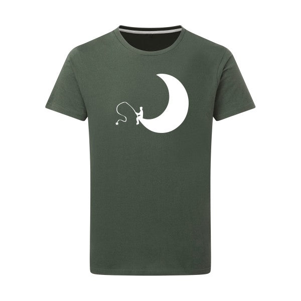 pêcheur d'étoiles -Flex Blanc sur T-shirt SG  Thyme  2XL