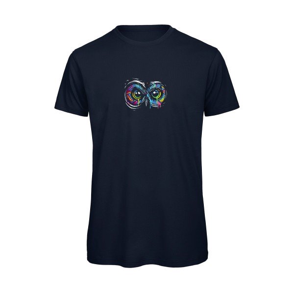 T-shirt humour original Infiniment Chouette T Shirt couleur Navy