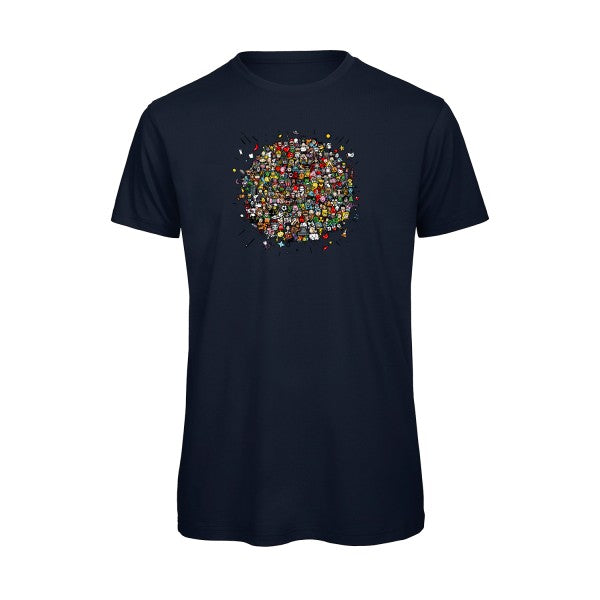 T-shirt humour original Planete Pop Culture T Shirt couleur Navy