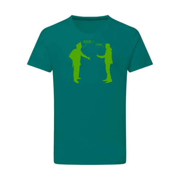 CHIFOUMI - Flex Vert pomme Tshirt original Emerald Green  2XL