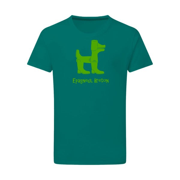 Epagneul breton vert pomme -Flex vert pomme sur T-shirt SG  Emerald Green  2XL