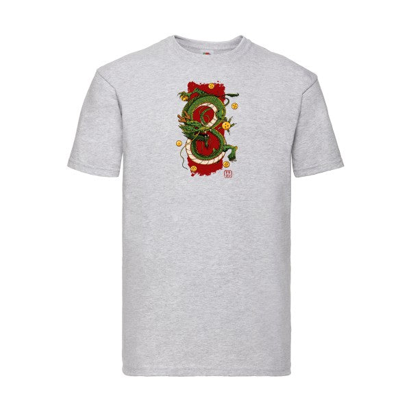 Shenron Fruit of the loom 205 g/m² T-shirt/ heather grey