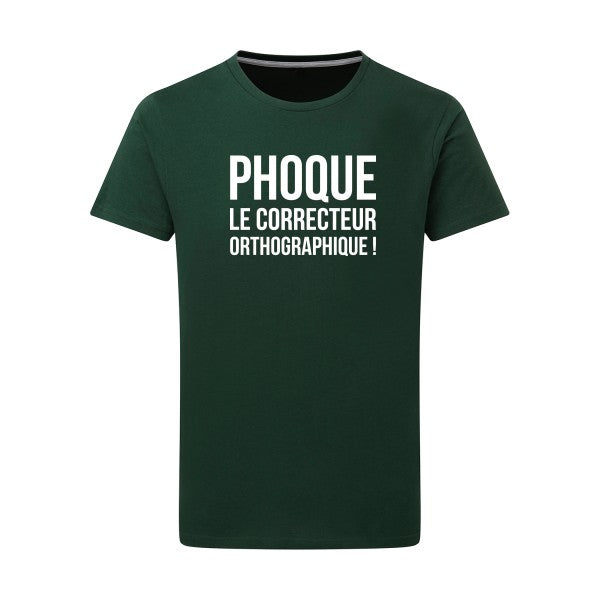 Phoque - Flex Blanc Tshirt original Bottle Green  2XL