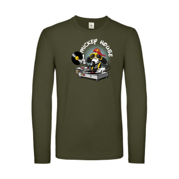 Mickey house B&C - E150 LSL T-shirt manches longues léger