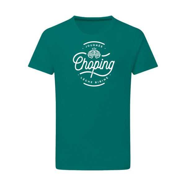 Journée Choping - Flex Blanc Tshirt original Emerald Green  2XL