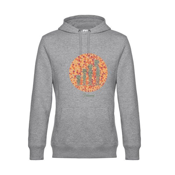 Daltonisme- Sweat à capuche original Heather Grey - RueDuTeeshirt