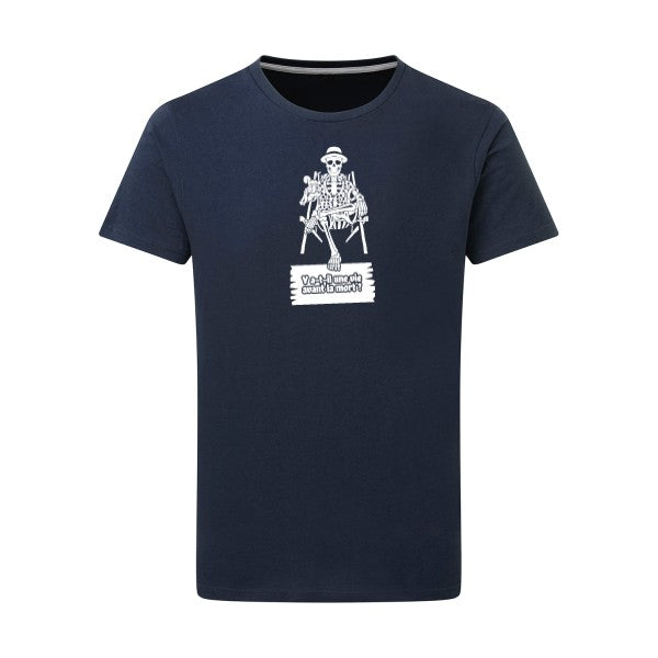 Y a-t-il une vie avant la mort ? - Flex Blanc Tshirt original Denim  XL