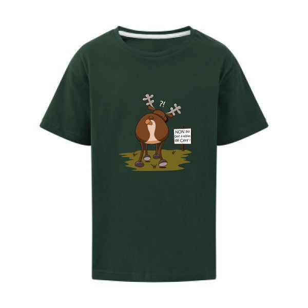 Gaz à effet de cerf SG - Kids T-shirt enfant Bottle Green Taille 152 (11-12/2XL)