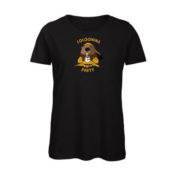 Cocooning- - t-shirt original femme Black