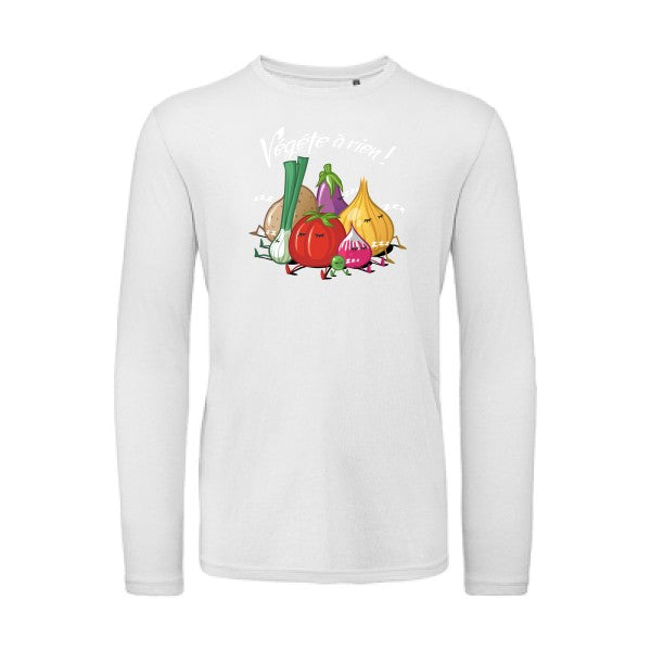 Vegete à rien ! | T-shirt original LSL White 2XL