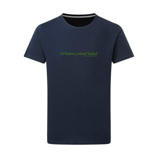 Yes, Vendredi ! - Flex Vert pomme Tshirt original Denim  XL