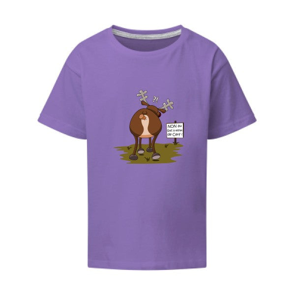 Gaz à effet de cerf SG - Kids T-shirt enfant Aster Purple Taille 152 (11-12/2XL)