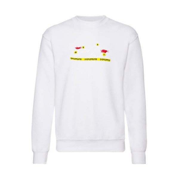 Playing crime scene Fruit of the loom 280 g/m² Sweat shirt