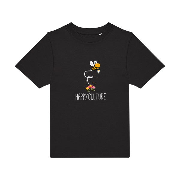 t-shirt humour enfant -happy- couleur  Black
