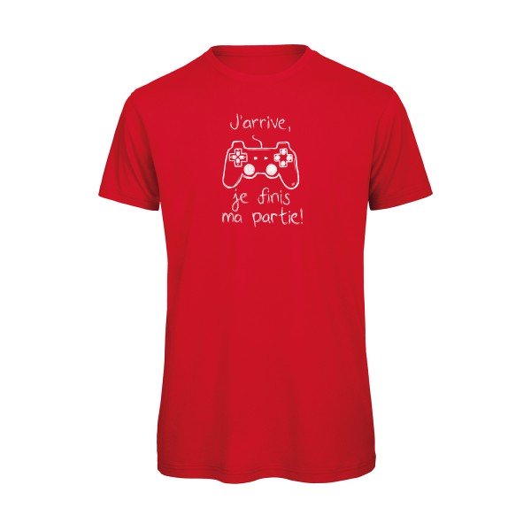 T-shirt humour original J Arrive T Shirt couleur Red
