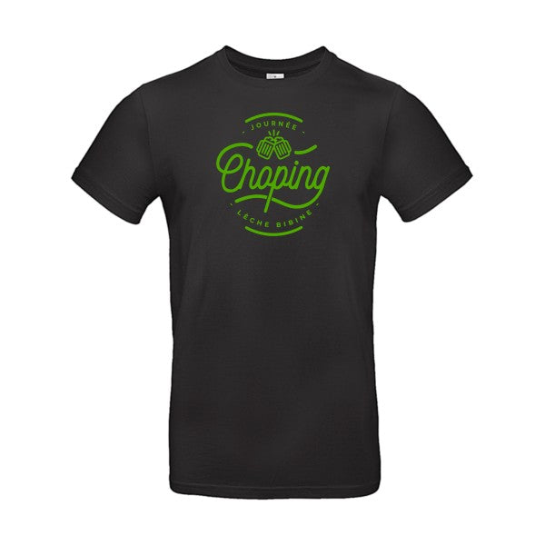 Journée Choping Flex Vert pomme |E190 T-shirt|Black||5XL