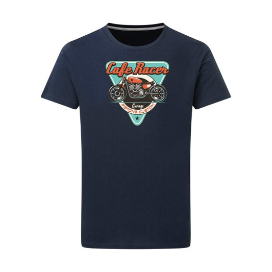 T-shirt homme CAFE RACER - T-shirt rigolo pour les amateurs de motos Denim XL