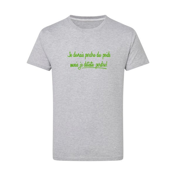 Né pour gagner vert pomme -Flex vert pomme sur T-shirt SG  Light Oxford  5XL