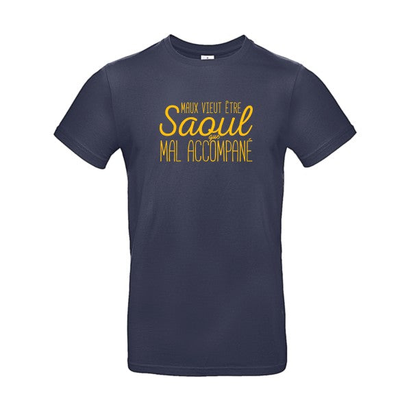 Maux vieut être SaoulFlex jaune or - E190 T-shirt|Navy Blue||2XL