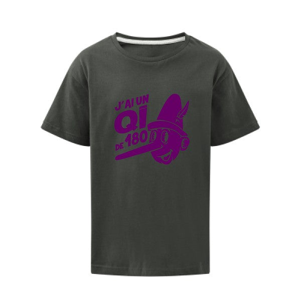 Quotient intellectuel Flex Violet SG - Kids T-shirt enfant Charcoal Taille 152 (11-12/2XL)