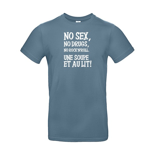 NO... B&C- T-shirt E190|Stone Blue||2XL