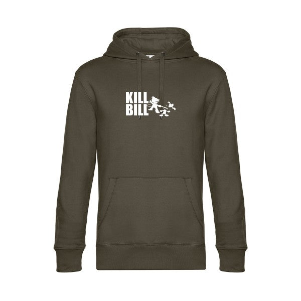 kill-bill sweat shirt original Khaki flex Blanc impression Face