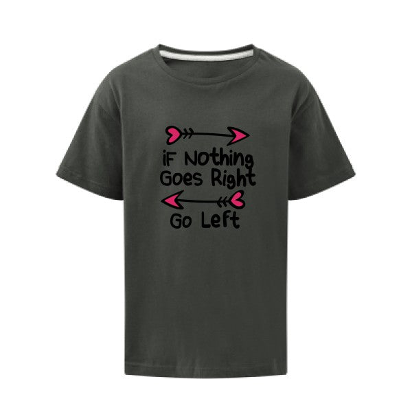 Go right  SG - Kids T-shirt enfant Charcoal Taille 152 (11-12/2XL)