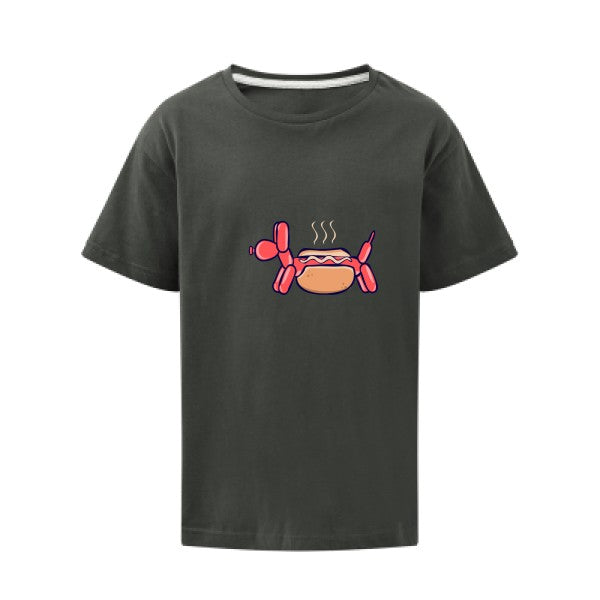 HotDog SG - Kids T-shirt enfant Charcoal Taille 152 (11-12/2XL)