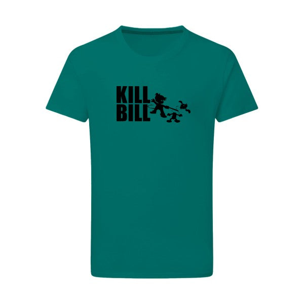 kill bill noir -Flex noir sur T-shirt SG  Emerald Green  2XL