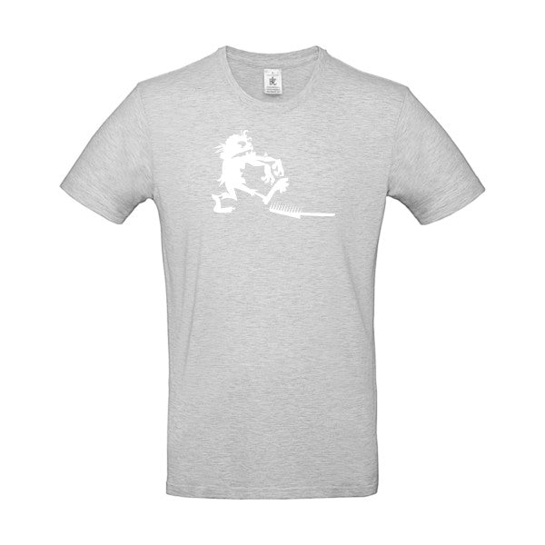 Zombie gag B&C- T-shirt E190|Ash||2XL