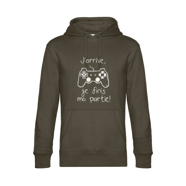 J-arrive.- Sweat à capuche original Khaki - RueDuTeeshirt