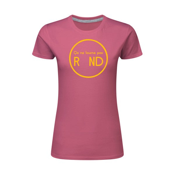 ça ne tourne pas rond !| jaune Or |T shirt original femme|SG