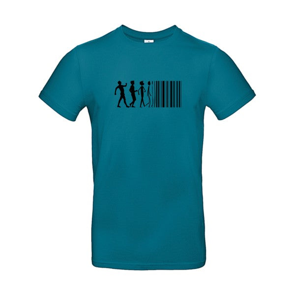 code barreFlex noir - E190 T-shirt|Diva Blue||2XL