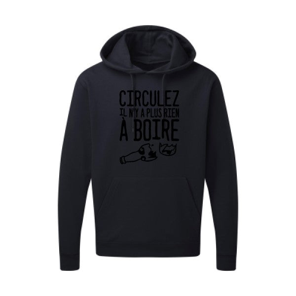 Circulez il n'y a plus rien à boire Noir SG - Hooded Sweatshirt Sweat capuche