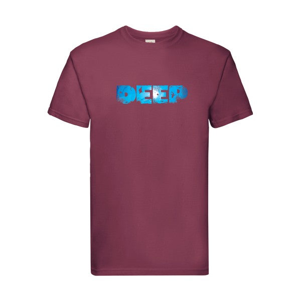 deep Fruit of the loom 205 g/m² T-shirt/ bordeaux