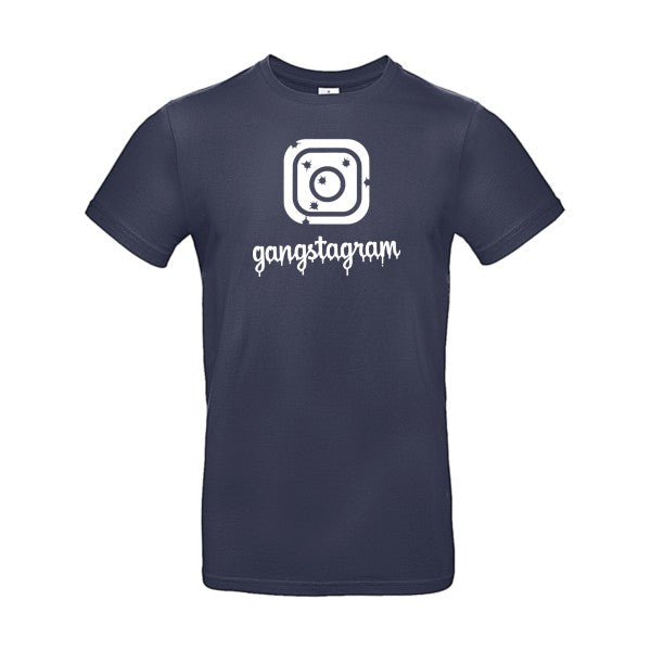 GANGSTAGRAM Blanc B&C - E190 T-shirt