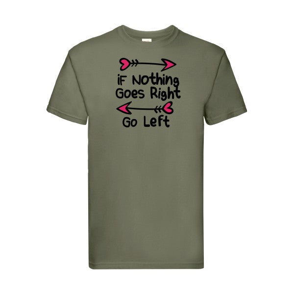 Go right  Fruit of the loom 205 g/m² T-shirt/ classic olive