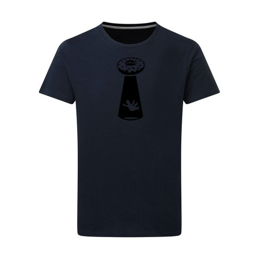 Donut Ovni noir -Flex noir sur T-shirt SG  Navy  5XL