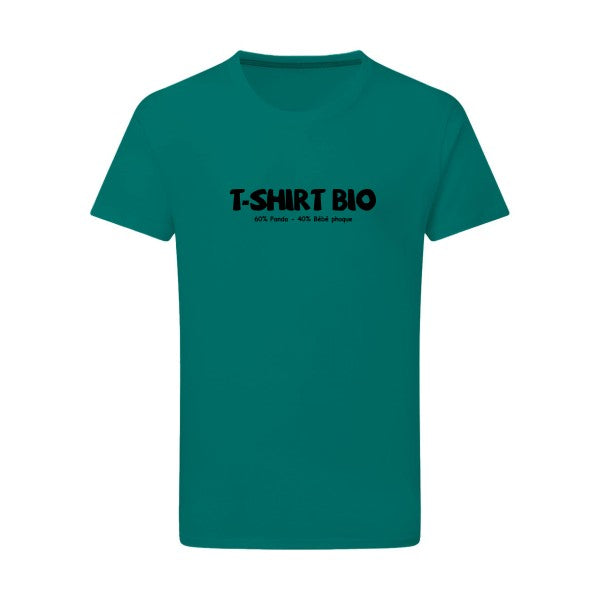 tee shirt bio noir -Flex noir sur T-shirt SG  Emerald Green  2XL